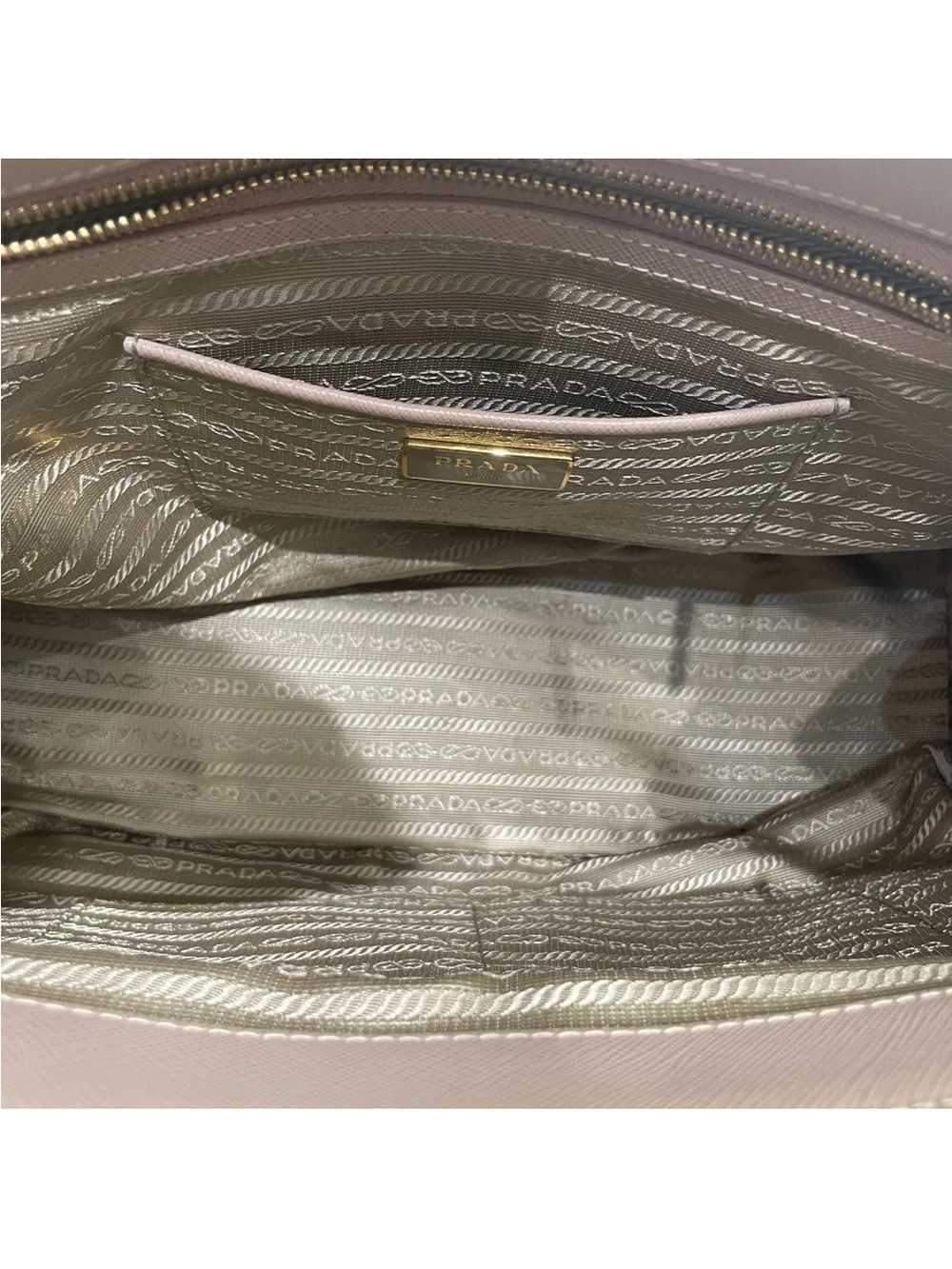 Prada Blush Saffiano Leather Satchel - Picture 5 of 9